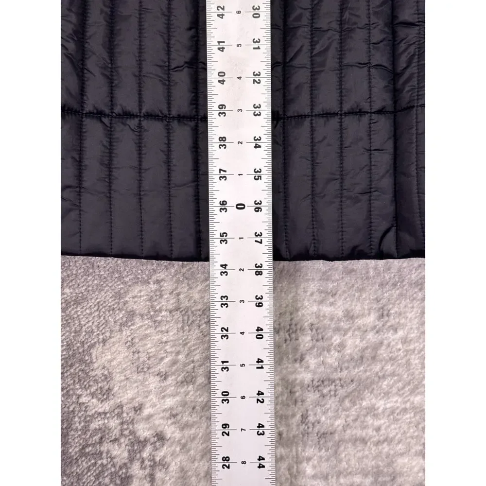 Eileen Fisher Jacket 2X Womens Recycled Nylon Quilted Stand Collar Coat